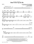Don't Give Up On Me (arr. Mac Huff) - Drums