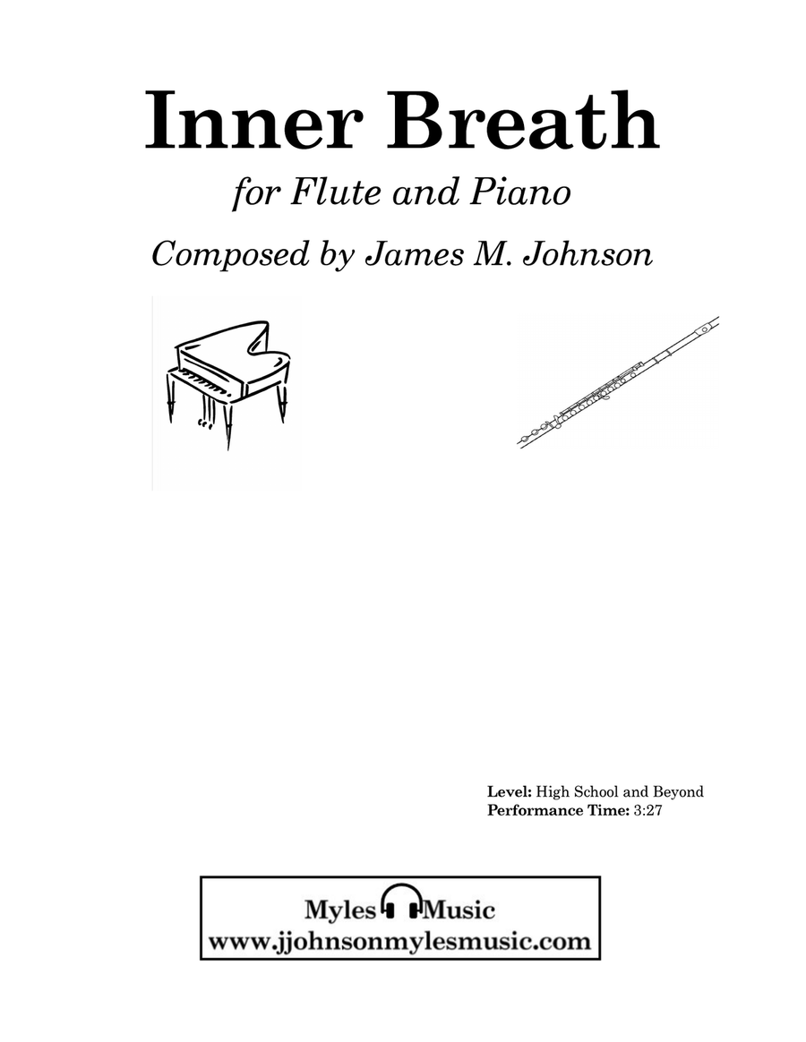 Inner Breath for Flute and Piano Woodwind Duet scores gallery preview page 3