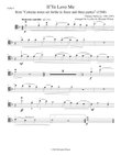 Thomas Tallis, If Ye Love Me for 4 Cellos