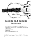 Tossing and Turning for solo violin