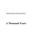 A Thousand Years
