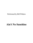Ain't No Sunshine