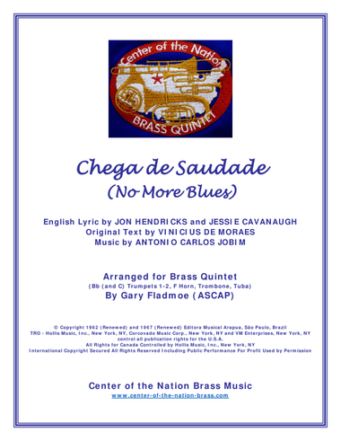 Chega De Saudade (no More Blues)