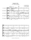 Simple Gifts ('Tis a Gift to Be Simple) (Trumpet Quintet)