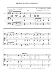 His Eye Is On The Sparrow - Bass Solo w/ piano accompaniment