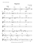 Migration - for solo harp, piano or treble clef instruments