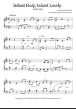 Infant Holy, Infant Lowly (Piano Solo)