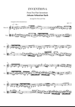 J.S. Bach - INVENTION #6 - Arranged for Horn and Viola