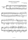 Chant d'Alliance - Piano Transcription