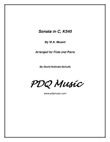 Sonata in C, K545 for Flute and Piano