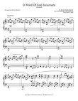 O Word of God Incarnate ~ Hymn Arrangement for Solo Piano mini preview