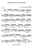 ALLEGRO [ from BWV 998 by J.S.Bach ] solo guitar