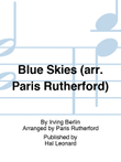Blue Skies (arr. Paris Rutherford)