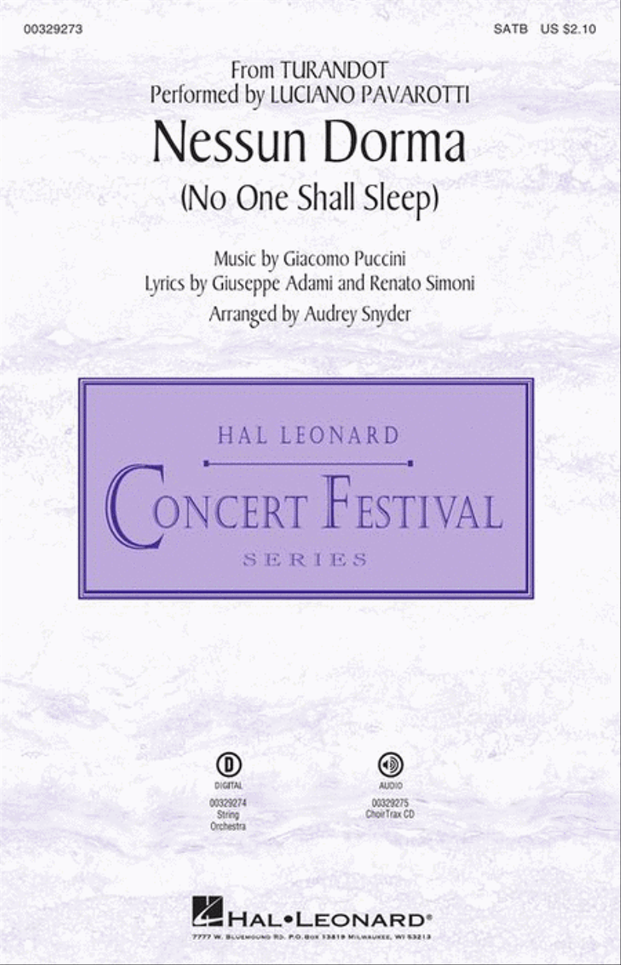 Nessun Dorma Nessun Dorma 4-Part scores gallery preview page 2