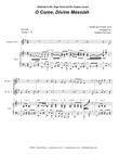 O Come, Divine Messiah (Duet for Bb-Trumpet) mini preview