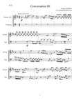 Conversation III for Trumpet in Bb and Trombone