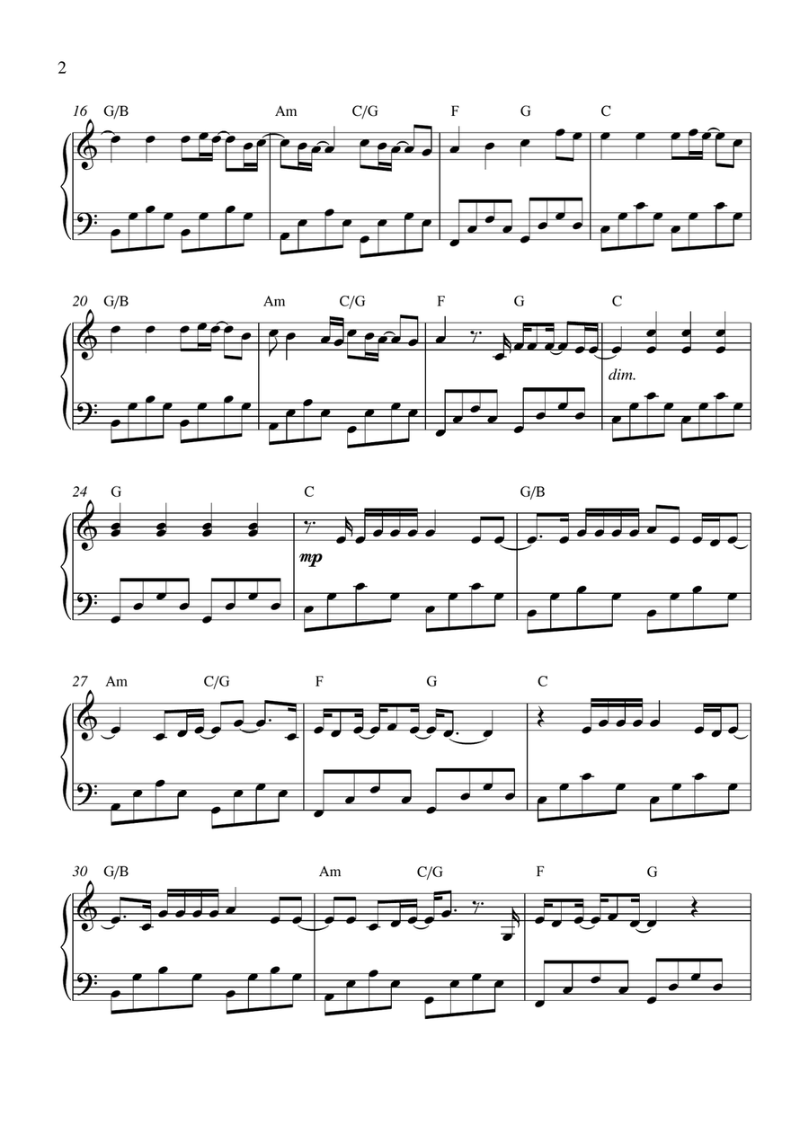 What Faith Can Do What Faith Can Do Piano Solo scores gallery preview page 2