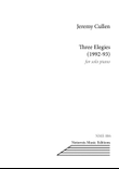 Three Elegies for Solo Piano