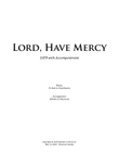 Lord, Have Mercy