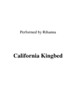 California King Bed