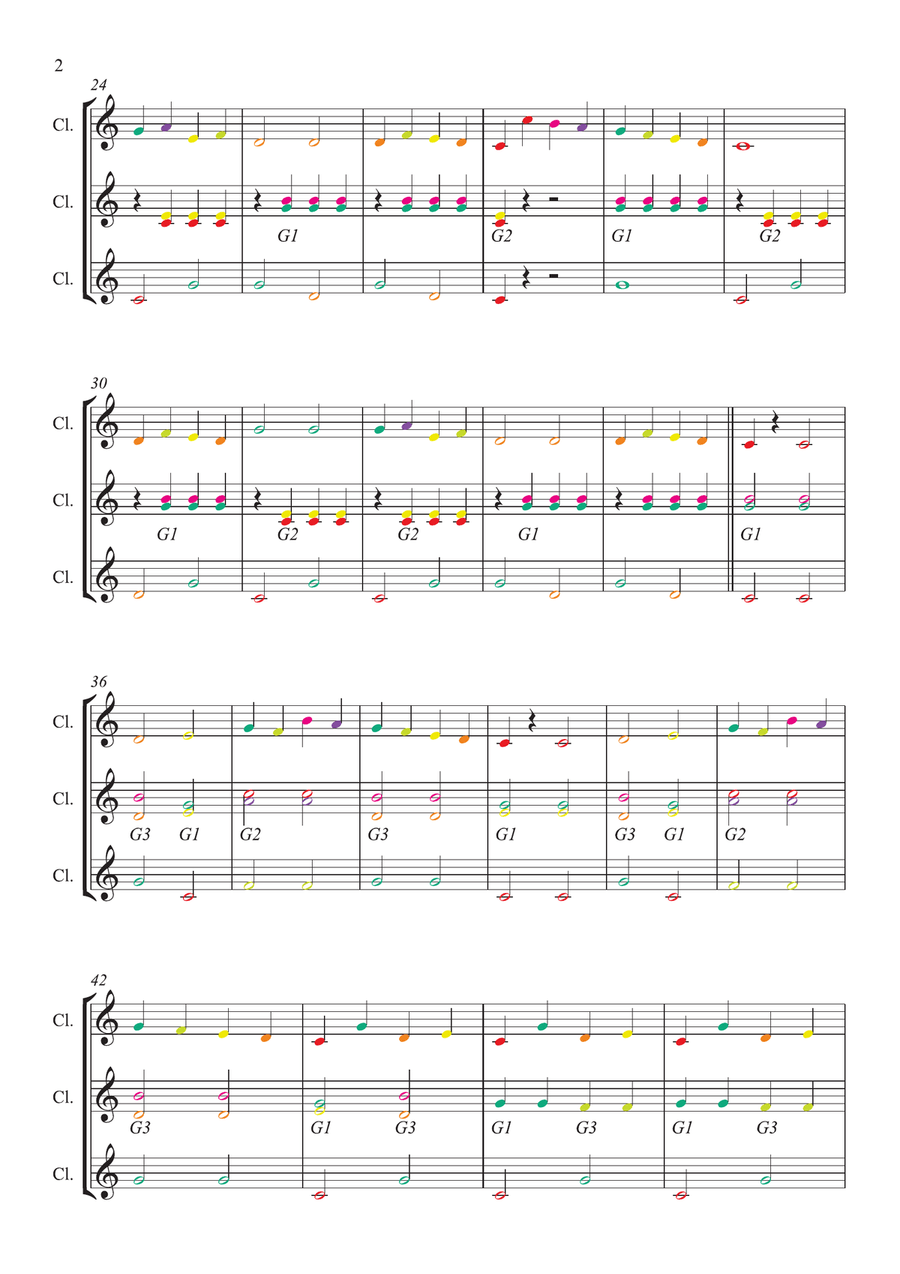 The Can Can (for Boomwhackers) Part scores gallery preview page 3
