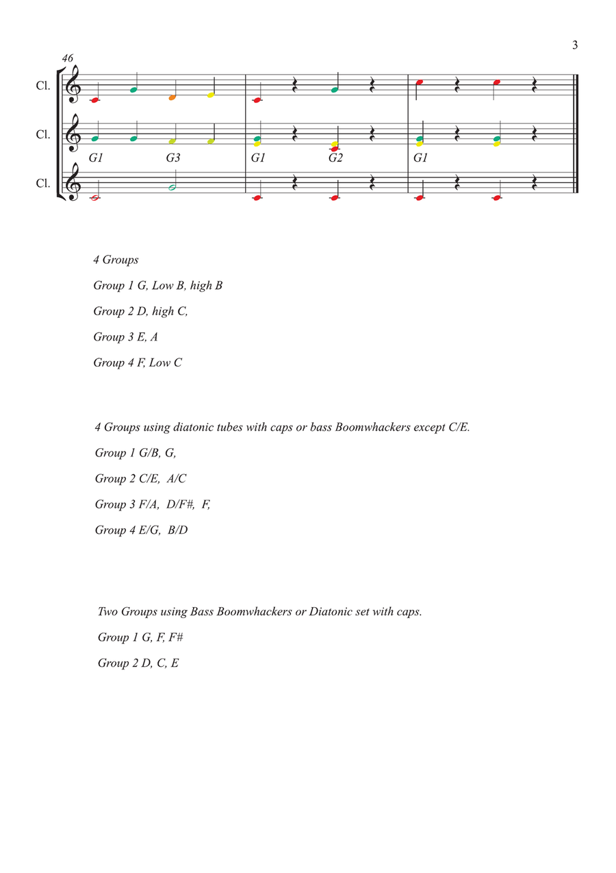 The Can Can (for Boomwhackers) Part scores gallery preview page 4