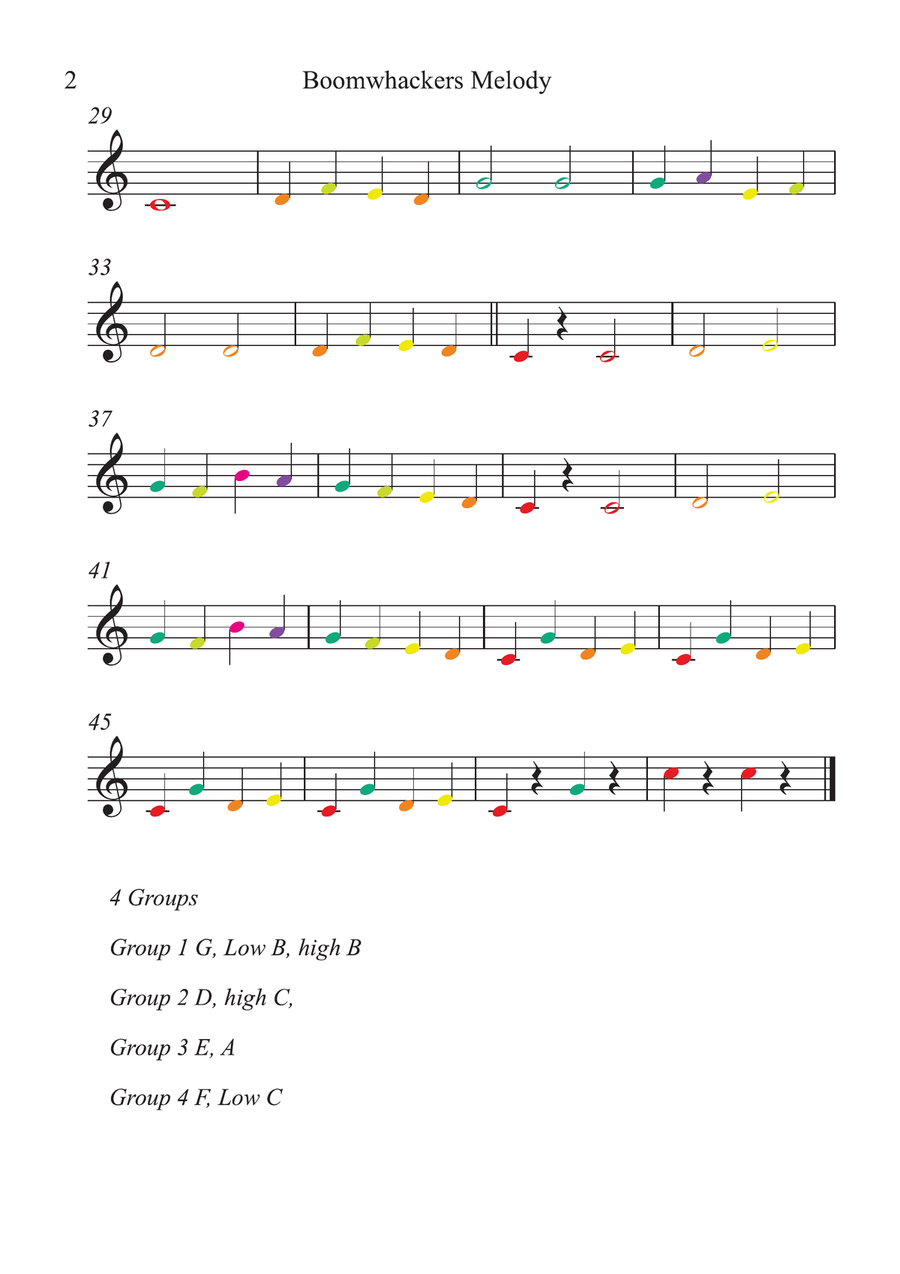 The Can Can (for Boomwhackers) Part scores gallery preview page 6