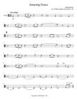 Amazing Grace for viola and piano (easy)