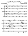 Angels We Have Heard On High (Brass Quintet)