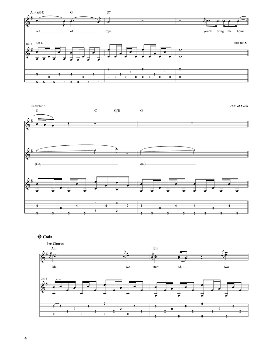 Sweet Creature Sweet Creature Acoustic Guitar scores gallery preview page 4