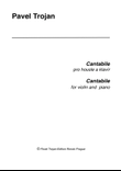 Pavel Trojan - Cantabile for Violin and Piano