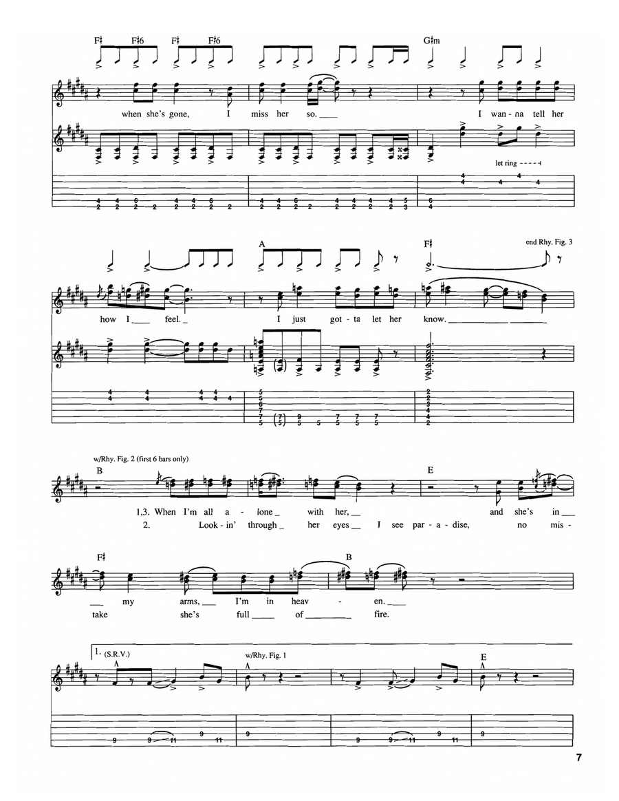Hard To Be Electric Guitar scores gallery preview page 4