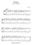 Minuetto Op. 37, Lesson 8