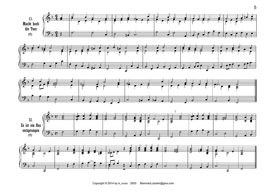 Victorian Christmas Melodies for Harmonium or American Reed Organ Small Ensemble scores gallery preview page 6