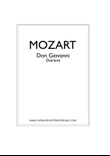 Overture to Don Giovanni (reduced orchestration)