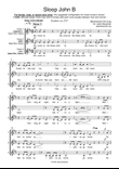 Sloop John B - SAA/TBB/SAB a cappella