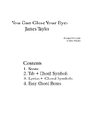 You Can Close Your Eyes