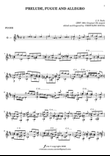 FUGUE [ from BWV 998 by J.S.Bach ] solo guitar