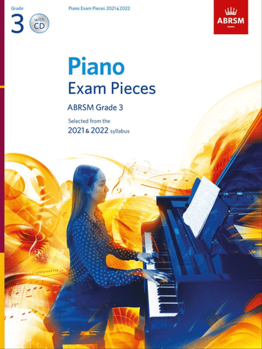 Piano Exam Pieces 2021 & 2022, ABRSM Grade 3, with CD Piano Method scores gallery preview page 1
