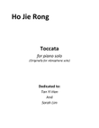 Toccata (for piano solo)