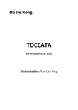 Toccata (for vibraphone solo)