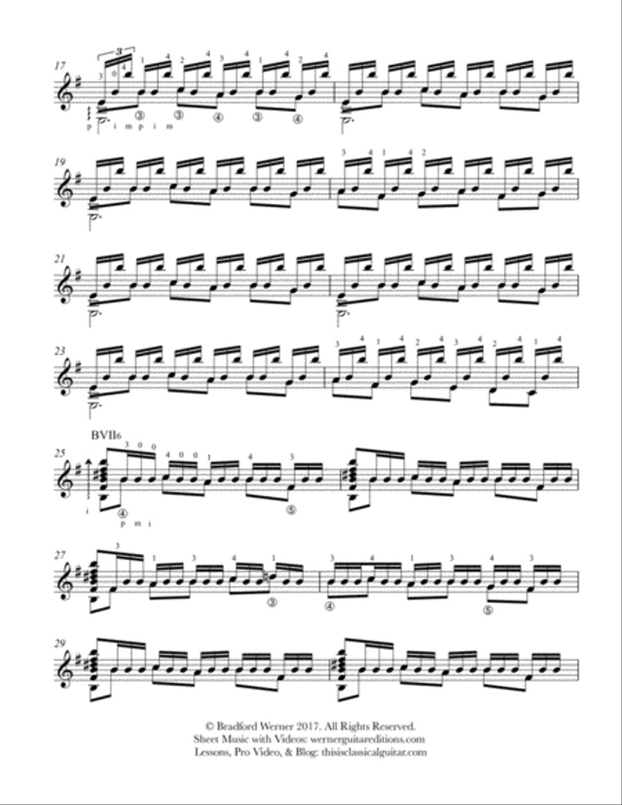 Asturias – Leyenda by Albeniz for Guitar Classical Guitar scores gallery preview page 2