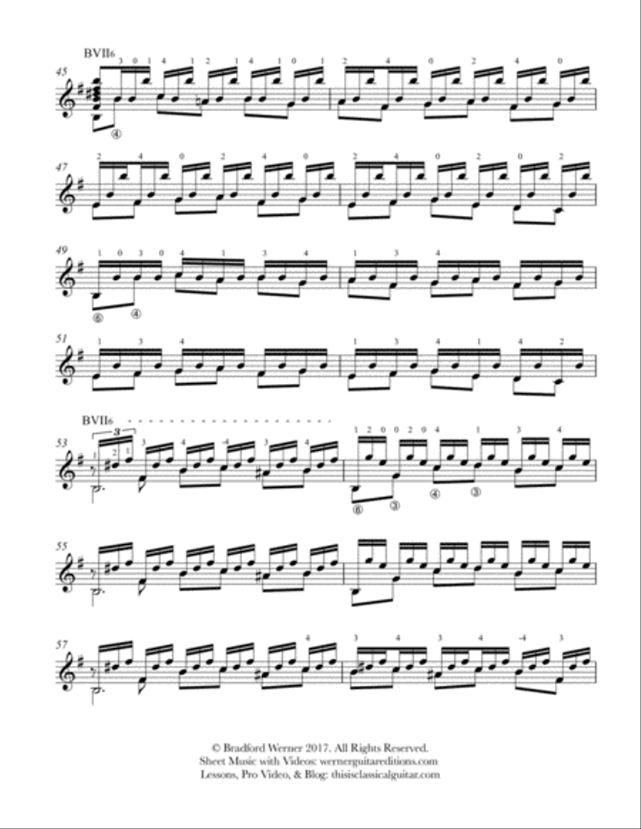 Asturias – Leyenda by Albeniz for Guitar Classical Guitar scores gallery preview page 4