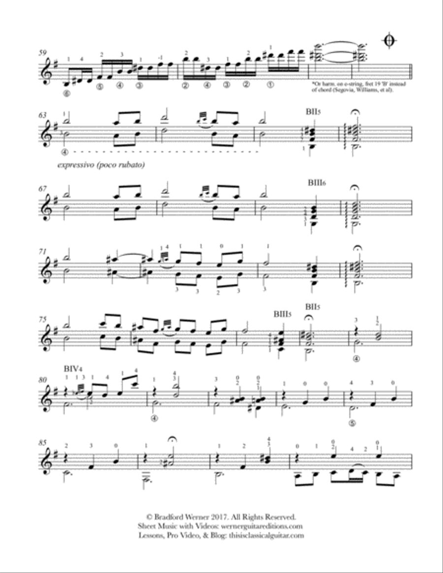 Asturias – Leyenda by Albeniz for Guitar Classical Guitar scores gallery preview page 5