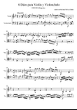 Allegretto. DUO II for Violin and Cello. Opus XII