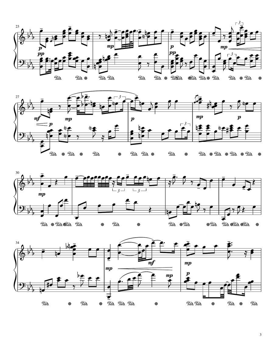 To Love Again Piano Solo scores gallery preview page 3