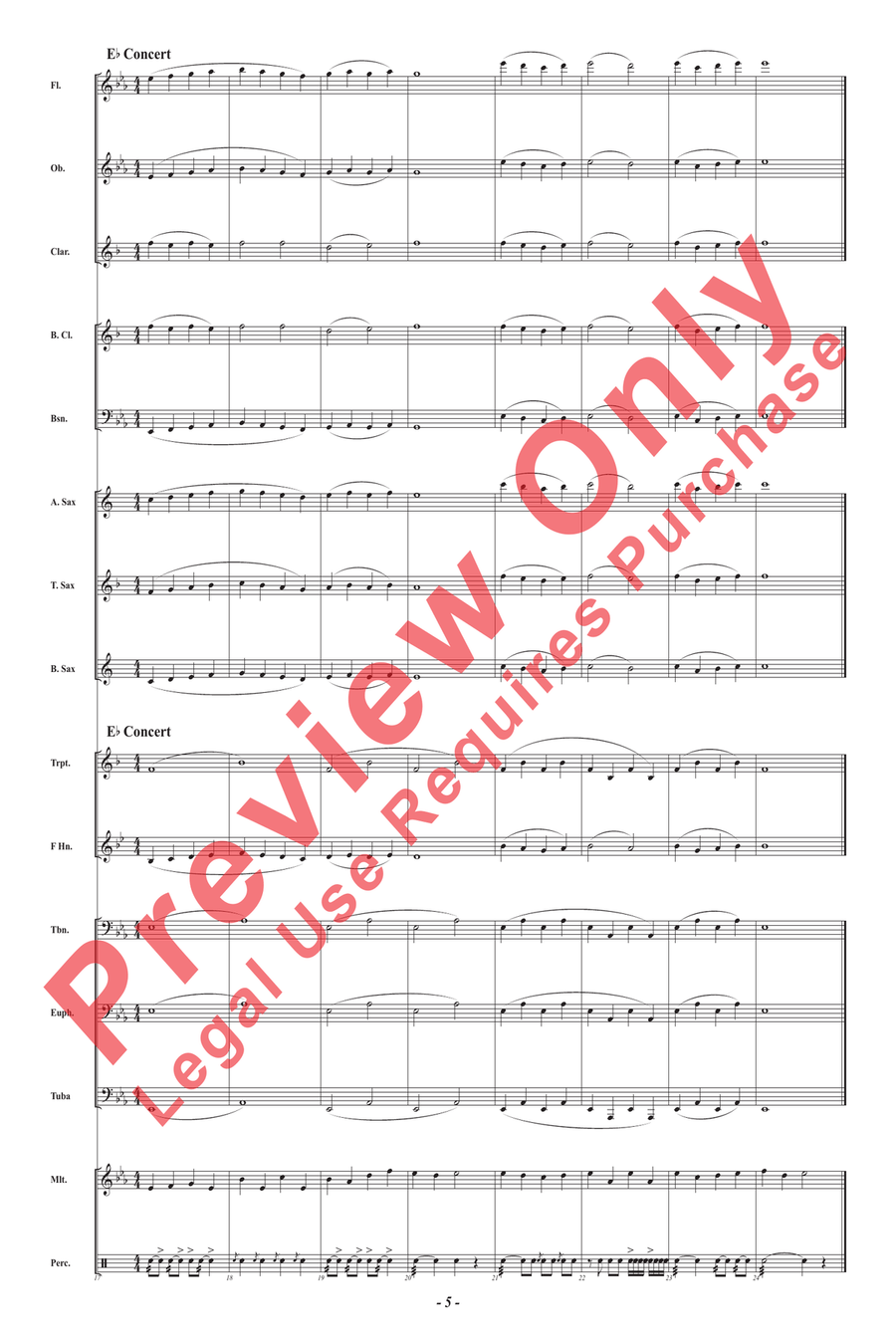 Skill Stretchers for Band II Concert Band scores gallery preview page 5