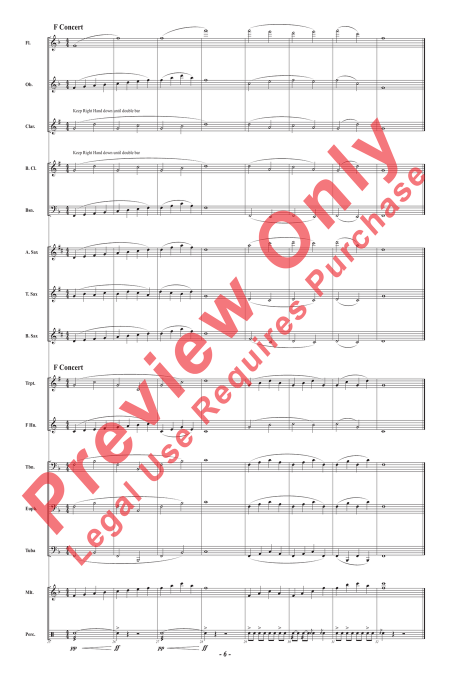 Skill Stretchers for Band II Concert Band scores gallery preview page 6