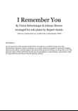 I Remember You