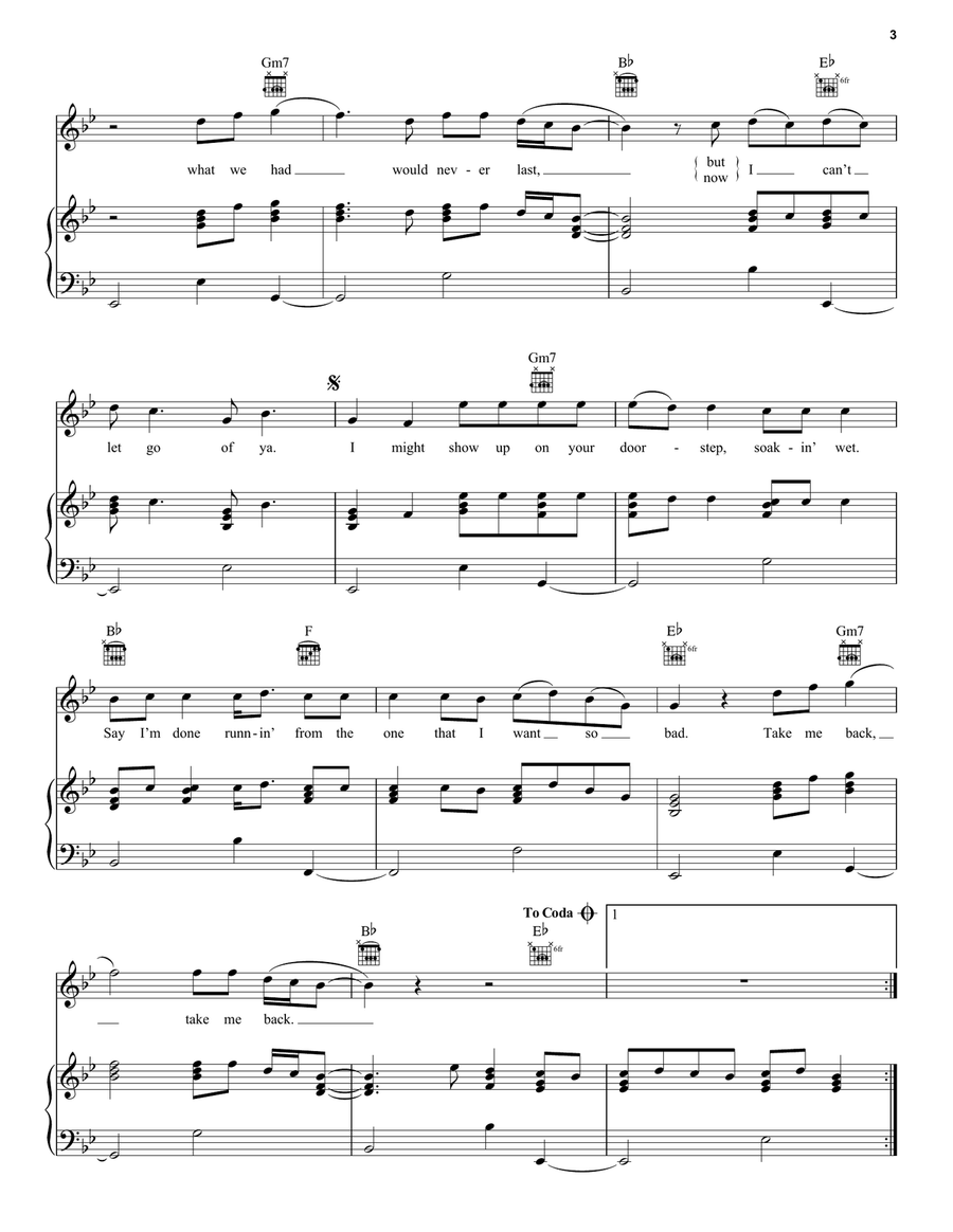 San Francisco San Francisco Piano, Vocal, Guitar scores gallery preview page 3